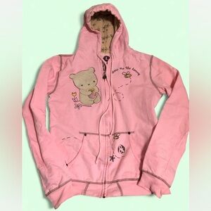 Vintage David & Goliath Honey Bear Zip-Up Jacket